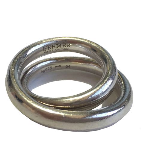 bague hermes d occasion|bague hermes argent maillon.